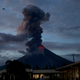 Mount Mayon as seen from Legazpi city, Albay province, on Jan. 23. Photo: AP